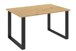stol-prostokatny-imperial-138-x-90cm-kolor-dab-artisan-czarne-metalowe-nogi