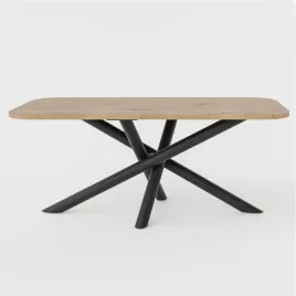 stol-owalny-oslo-185-x-90-cm-kolor-dab-artisan-czarne-metalowe-nogi
