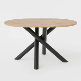 stol-owalny-oslo-138-x-100-cm-kolor-dab-artisan-czarne-metalowe-nogi