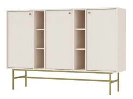 komoda-tokyo-823-158cm-kolor-piaskowy-bez-na-zlotym-metalowym-stelazu