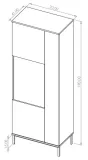 witryna-querty-wit70-cm-biala-stan-nowy