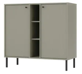 komoda-tokyo-822-100cm-kolor-eucaliptus-nozki-metalowe-proste-czarne