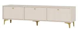 komoda-rtv-tokyo-303-180cm-piaskowy-bez-na-nozkach-typu-rozgwiazda-zlote