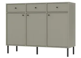 komoda-tokyo-827-124cm-kolor-eucaliptus-nozki-metalowe-proste-czarne