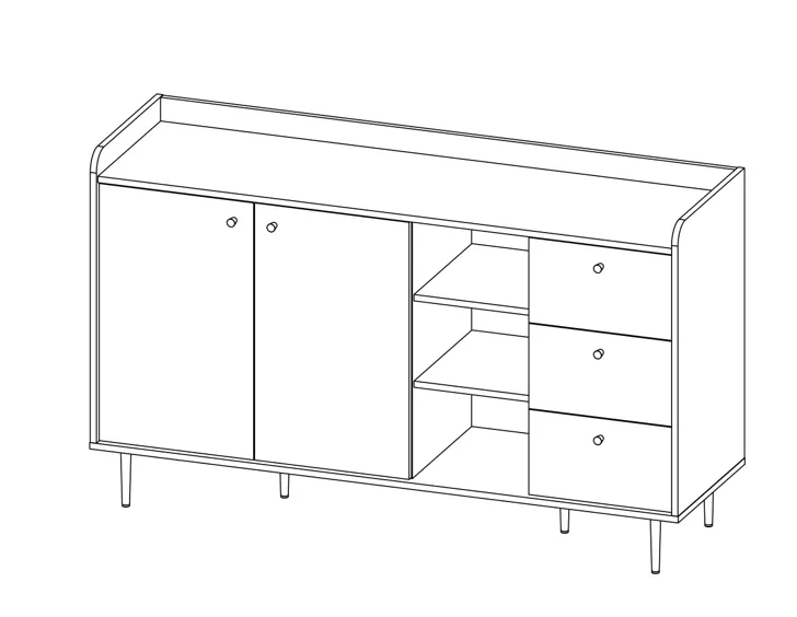 komoda-k2d3sz-vasina-dab-brandy-castello-stan-nowy