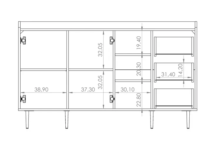 komoda-k2d3sz-vasina-dab-brandy-castello-wysokosc-mebla-90-cm
