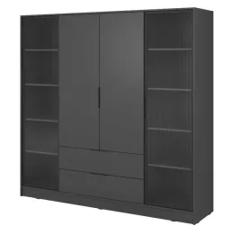 szafa-lenny-4drd-206cm-4drzwiowa-szklane-fronty-grafit-drazek