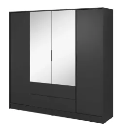 pojemna-szafa-lenny-4dl-206cm-4drzwiowa-z-lustrem-w-kolorze-czarny-grafit