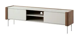 komoda-rtv-wap-180cm-w-kolorze-orzech-warmia-kaszmir-wysokie-metalowe-nogi