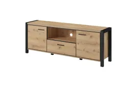 komoda-szafka-rtv-aktiv-24twlk41-dab-taurus-dab-taurus-czarne-nogi-z-mdf