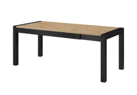 stol-rozkladany-160-240cm-aktiv-24twlk92-dab-taurus-czarne-nogi-z-mdf