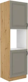 szafka-kuchenna-do-zabudowy-piekarnika-szuflady-szara-stilo-60-dps-210-3s1f
