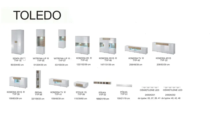 komoda-150-typ-76-system-toledo-led-24jkdw-kolor-frontow-antracyt