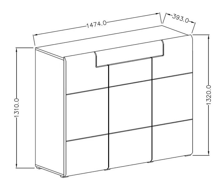 komoda-150-typ-76-system-toledo-led-24jkdw-stan-nowy-kolekcja-toledo
