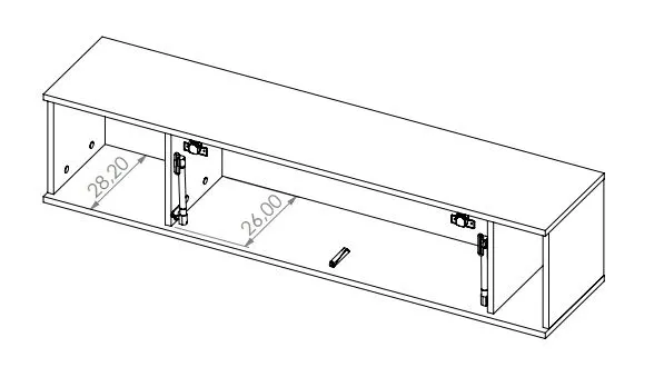 szafka-wiszaca-querty-135-cm-bialy-mat-stan-nowy