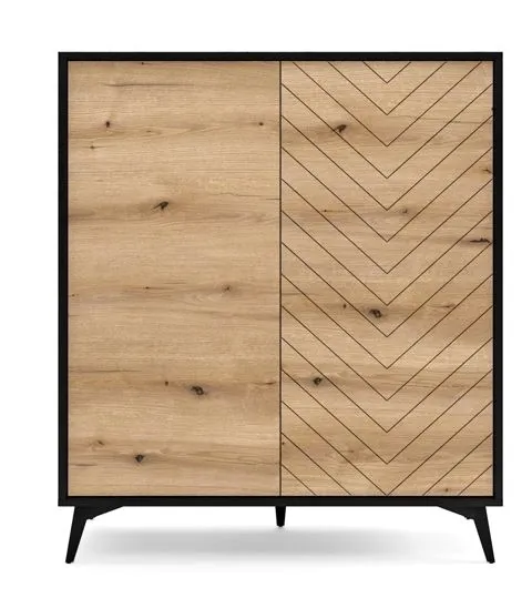 witryna-jodelka-53-cm-diamondo-dab-evoke-wysokosc-mebla-178-cm