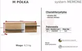 polka-memone-m05-grafit-biel-dab-stan-nowy