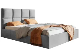 szare-lozko-tapicerowane-z-zaglowkiem-w-kostke-pojemnik-teo-slim-180x200