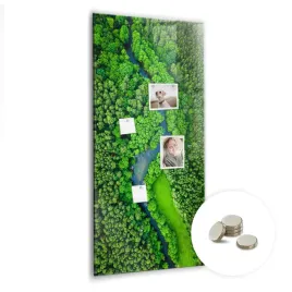 foto-tablica-magnetyczna-suchoscieralna-z-nadrukiem-60x120-cm-rzeka-w-lesie