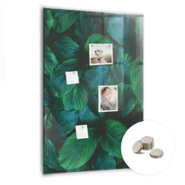 tablica-magnetyczna-suchoscieralna-wymiar-70x100-cm-duze-liscie-tropikalne