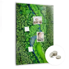magnetyczna-tablica-do-planowania-magnesy-pionowa-70x100-cm-rzeka-w-lesie