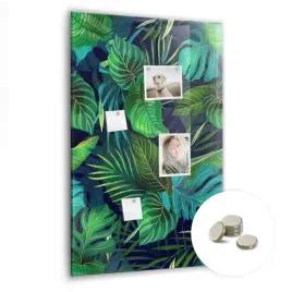 magnetyczna-tablica-do-planowania-magnesy-60x90-cm-egzotyczne-duze-liscie
