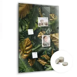 magnetyczny-planer-tablica-suchoscieralna-wymiar-60x90-cm-tropikalne-liscie