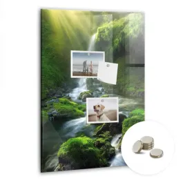 kreatywna-tablica-magnetyczna-magnesy-wymiar-40x60-cm-wodospad-ze-skalami