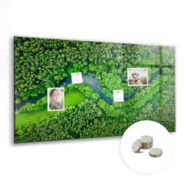 tablica-magnetyczna-suchoscieralna-magnesy-wymiar-120x60-cm-rzeka-w-lesie