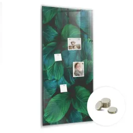tablica-magnetyczna-suchoscieralna-pionowa-60x120-cm-duze-liscie-tropikalne