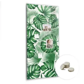 tablica-magnetyczna-suchoscieralna-wymiar-60x120-cm-liscie-monstery-roslina