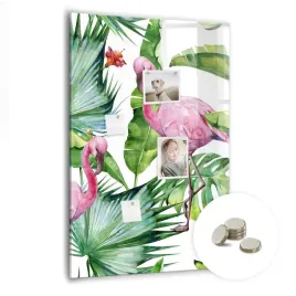tablica-magnetyczna-do-domu-do-pracy-pionowa-70x100-cm-ptak-flaming-natura