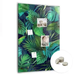 magnetyczny-planer-tablica-suchoscieralna-70x100-cm-egzotyczne-duze-liscie