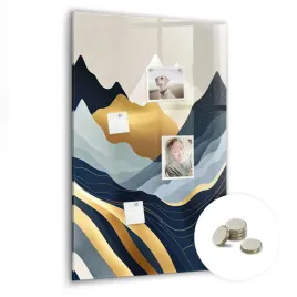 tablica-magnetyczna-suchoscieralna-pionowa-60x90-cm-abstrakcyjny-krajobraz