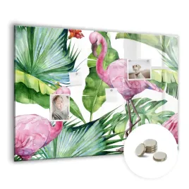 tablica-magnetyczna-suchoscieralna-magnesy-gratis-100x70-cm-natura-flamingi