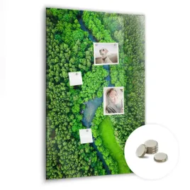 tablica-magnetyczna-suchoscieralna-magnesy-pionowa-60x90-cm-rzeka-w-lesie