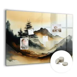 tablica-magnetyczna-do-domu-do-pracy-wymiar-100x70-cm-abstrakcja-krajobraz