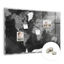 kreatywna-tablica-magnetyczna-magnesy-wymiar-100x70-cm-czarna-mapa-swiata