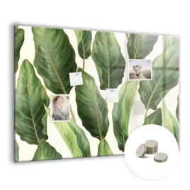 foto-tablica-magnetyczna-suchoscieralna-z-nadrukiem-100x70-cm-liscie-palm
