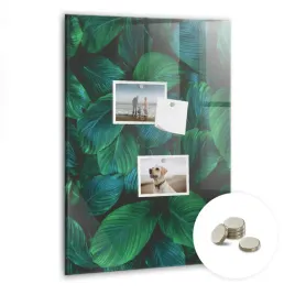 magnetyczny-planer-tablica-suchoscieralna-40x60-cm-duze-liscie-tropikalne