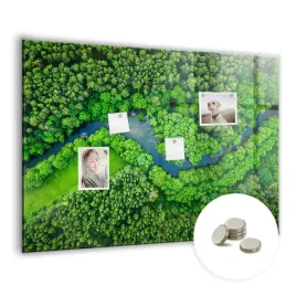 foto-tablica-magnetyczna-suchoscieralna-z-nadrukiem-100x70-cm-rzeka-w-lesie