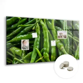 kreatywna-tablica-magnetyczna-magnesy-wymiar-120x60-cm-zielona-papryczka