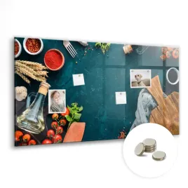 kreatywna-tablica-magnetyczna-magnesy-wymiar-120x60-cm-przybory-kuchenne