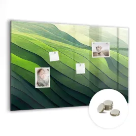 tablica-magnetyczna-suchoscieralna-wymiar-90x60-cm-abstrakcja-zielone-pola