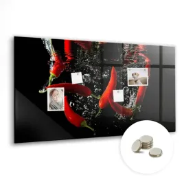 kreatywna-tablica-magnetyczna-magnesy-wymiar-120x60-cm-papryczki-w-wodzie