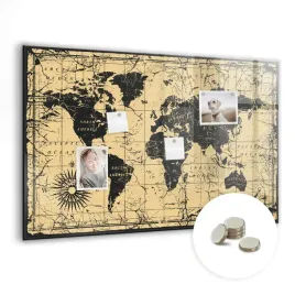 kreatywna-tablica-magnetyczna-magnesy-wymiar-90x60-cm-mapa-swiata-vintage