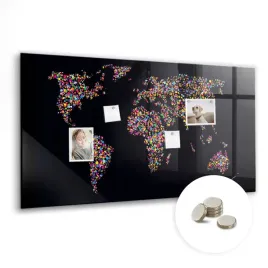 tablica-magnetyczna-do-domu-do-pracy-wymiar-120x60-cm-mapa-swiata-z-kropek