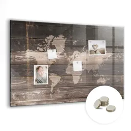 tablica-magnetyczna-do-domu-do-pracy-wymiar-90x60-cm-mapa-swiata-na-drewnie