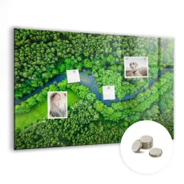 foto-tablica-magnetyczna-suchoscieralna-z-nadrukiem-90x60-cm-rzeka-w-lesie