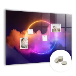 kreatywna-tablica-magnetyczna-magnesy-wymiar-100x70-cm-3d-dym-abstrakcja